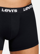Zestaw majtek męskich typu bokserki Levi`s Men Repeat Logo Boxer Brief 2P L 2 szt. Czarny - obraz 3