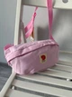 Бананка сумка на пояс Fjallraven kanken из ткани не промокает розовая - изображение 1