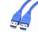 Кабель USB 3.0 папа - папа 80 см для карманов HDD, подставок, зарядки колонок - изображение 3