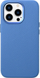 Панель iCarer Litchi Premium Leather Magsafe Back Case для Apple iPhone 14 Pro Light Blue (WMI14220710-LB) - зображення 1