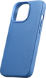 Панель iCarer Litchi Premium Leather Magsafe Back Case для Apple iPhone 14 Pro Light Blue (WMI14220710-LB) - зображення 4