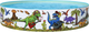 Nadmuchiwany basen Bestway Dinozaury 244 x 46 cm (6942138950670) - obraz 3