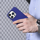 Etui iCarer Litchi Premium Leather Magsafe Back Case do Apple iPhone 14 Pro Max Dark Blue (WMI14220712-DB) - obraz 18