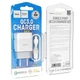 Мережевий зарядний пристрій HOCO C72Q, Micro USB, QC3.0, 1 порт, 3.0A, 18Вт, білий - зображення 2