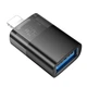 Адаптер переходник Hoco UA36, Lightning to USB, black - изображение 2