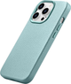 Etui iCarer Litchi Premium Leather Magsafe Back Case do Apple iPhone 14 Pro Max Green (WMI14220712-GN) - obraz 5