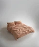 Постельное белье Limasso Stonewashed Ranforce 200 х 220 см Toast - изображение 4