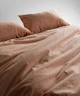 Постельное белье Limasso Stonewashed Ranforce 200 х 220 см Toast - изображение 5