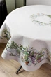 Круглая гобеленовая скатерть на стол GARDEN ТМ ПРОВАНС, 185 см - изображение 1