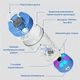 Электрический шейкер 650 мл с LED-подсветкой и контейнером для смеси, синий, аккумуляторный - изображение 5