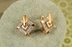 Серьги Xuping Jewelry Бавария 1,7 см золотистые - изображение 2