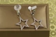 Серьги клипсы Xuping Jewelry Большая звезда 3,5 см серебристые - изображение 2