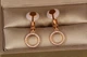 Сережки кліпси Xuping Jewelry обруч 2,9 см золотисті - зображення 1