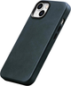Панель iCarer Oil Wax Premium Leather Magsafe Back Case для Apple iPhone 14 Dark Blue (WMI14220701-BU) - зображення 7