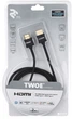 Кабель 2E Ultra Slim HDMI 2.0 (AM/AM) High Speed 2 м Black (2EW-1119-2m) - зображення 3