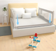 Захисний бар'єр для ліжка EcoToys сірий 180x61x25 см (5905817006458) - зображення 10