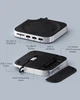 Підставка-хаб Satechi для Mac Mini M4 з SSD Silver (ST-GNMMES) - зображення 6