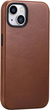 Панель iCarer Oil Wax Premium Leather Magsafe Back Case для Apple iPhone 14 Plus Retro Brown (WMI14220703-RB) - зображення 3