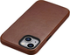 Панель iCarer Oil Wax Premium Leather Magsafe Back Case для Apple iPhone 14 Plus Retro Brown (WMI14220703-RB) - зображення 6