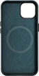 Панель iCarer Oil Wax Premium Leather Magsafe Back Case для Apple iPhone 14 Plus Dark Blue (WMI14220703-BU) - зображення 3