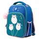 Школьный рюкзак Yes Dandelion Cats 38x29x15 см 17 л синий (559376) - изображение 2
