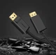 Кабель DisplayPort на DisplayPort 1.2 (DP на DP) UGREEN DP102 (1m, 4K 60 Гц, 2K 144 Гц, 21,6 Гбит/с). Black - изображение 7
