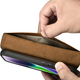 Etui z klapką iCarer Oil Wax Premium Leather 2in1 Wallet Case z RFID do Apple iPhone 14 Plus Camel Tan (WMI14220723-BN) - obraz 12