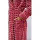 Махровый халат с капюшоном L-XL Розовый (П4К-am-f-halat-004) - изображение 4