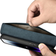 Чохол-книжка iCarer Oil Wax Premium Leather 2in1 Wallet Case з RFID для Apple iPhone 14 Pro Max Navy Blue (WMI14220724-BU) - зображення 12