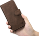 Etui z klapką iCarer Oil Wax Premium Leather 2in1 Wallet Case z RFID do Apple iPhone 14 Pro Brown (WMI14220722-BN) - obraz 11