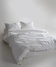 Постільна білизна Limasso Stonewashed Ranforse євро Snow White - зображення 2