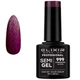 Гель-лак для ногтей Elixir Make-up Semi Gel тон 999 Darkorchid Glitter 8мл - изображение 1