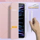 Чохол обкладинка Transparent Y-Fold desing + Right Pencil Holder BBM1 для iPad Pro 11" 2024 (M4)/2025(M5) Рожевий - зображення 3