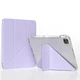 Чохол обкладинка Transparent Y-Fold desing + Right Pencil Holder BBM1 для iPad Pro 11" 2024 (M4)/2025(M5) Бузковий - зображення 1