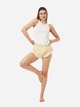Пижамные шорты женские H&M 1154185 L Желтые (KAY2000001633427) - изображение 3
