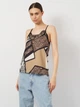 Топ женский Boohoo HA4086_01 40 Бежевый/Черный (KAY2000001492239) - изображение 1