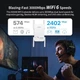 Wi-Fi репітер підсилювач сигналу Wi-Fi6 AX3000, 4 антени, до 3000 Мбіт/с, білий, 120х82х65 мм - зображення 5