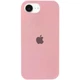 Чохол Silicone Premium case з захистом камери для iPhone 16e та iPhone 17e Full Camera Protective pink 6379 - изображение 1