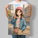 Постер в стиле аниме Девушка звезда TikTok А2 42х60 см (ANIME112_А2) - изображение 1
