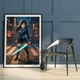 Постер в стиле аниме Девушка с неоновым мечом А3 30х42 см (ANIME103_А3) - изображение 3
