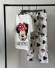 Женская пижама Minnie комплект 3 в 1 - футболка, шорты и штаны, размер универсальный 42-48 - изображение 1