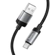 Кабель HOCO Type-C Star charging data cable X117 |1m, 3A| Black - зображення 3