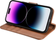 Etui z klapką iCarer Real Cowhide Premium Leather 2in1 Wallet Case z RFID do Apple iPhone 14 Pro Max Brown (WMI14220728-BN) - obraz 9