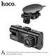 Відеореєстратор HOCO DI60 World three-screen simultaneous display driving recorder (wifi version) | 720p front/480p - зображення 4