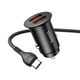 Адаптер автомобильный HOCO Type-C Cable Developer dual port car charger set NZ1 |2USB, 3A, 36W, QC| 4756329 - изображение 2