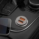 Адаптер автомобильный HOCO Type-C Cable Developer dual port car charger set NZ1 |2USB, 3A, 36W, QC| 4756329 - изображение 3