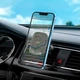 Автомобильный держатель для телефона Автодержатель HOCO CA115 Blue Shark air outlet magnetic Car holder Черный - изображение 2