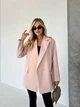 Жіночий подовжений піджак з паском Uaclothes 46-48 Бежевий (like34125-145321350) - зображення 3