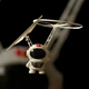 Спиннер Space Космонавт Літаючий Ударостійкий Левітуючий Бумеранг з LED підсвічуванням (63486) - зображення 6