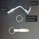 Кабель для смартфона 4 в 1. Type-A + lighting + type-c + micro USB у форматі брелока - зображення 2